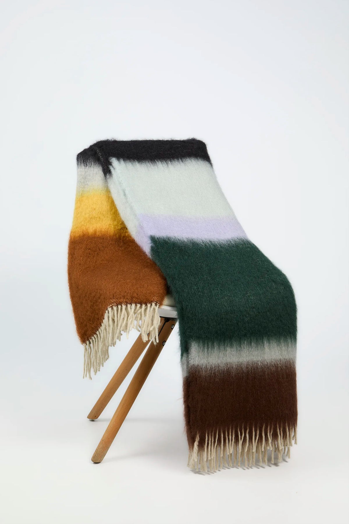 Decke "Matisse" aus Mohair-Mix