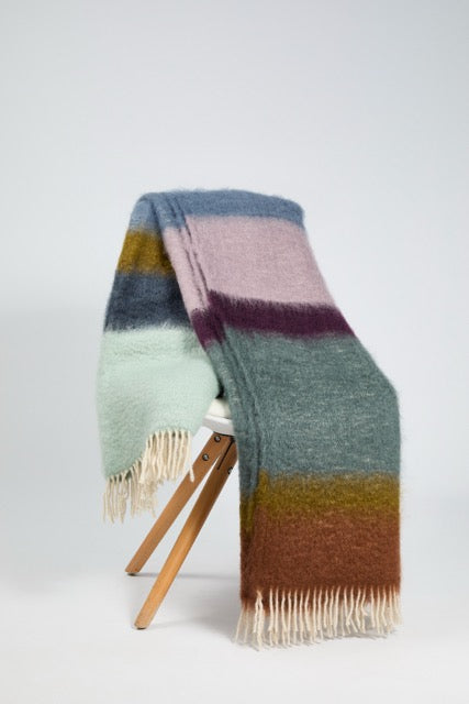 Decke "Matisse" aus Mohair-Mix