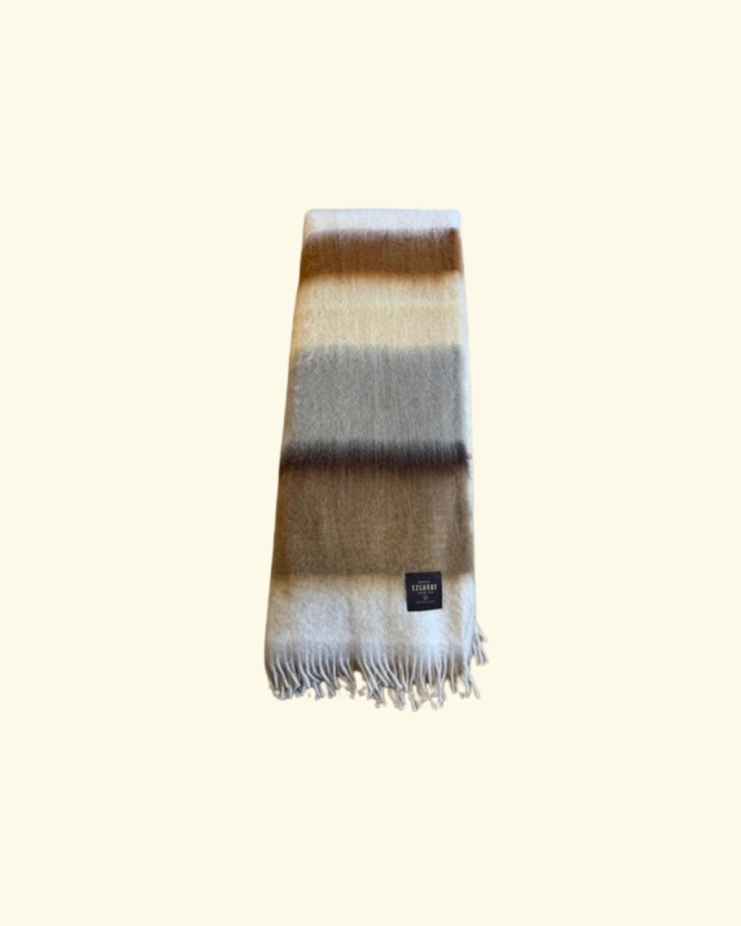 Decke "Serenity" aus Mohair-Mix