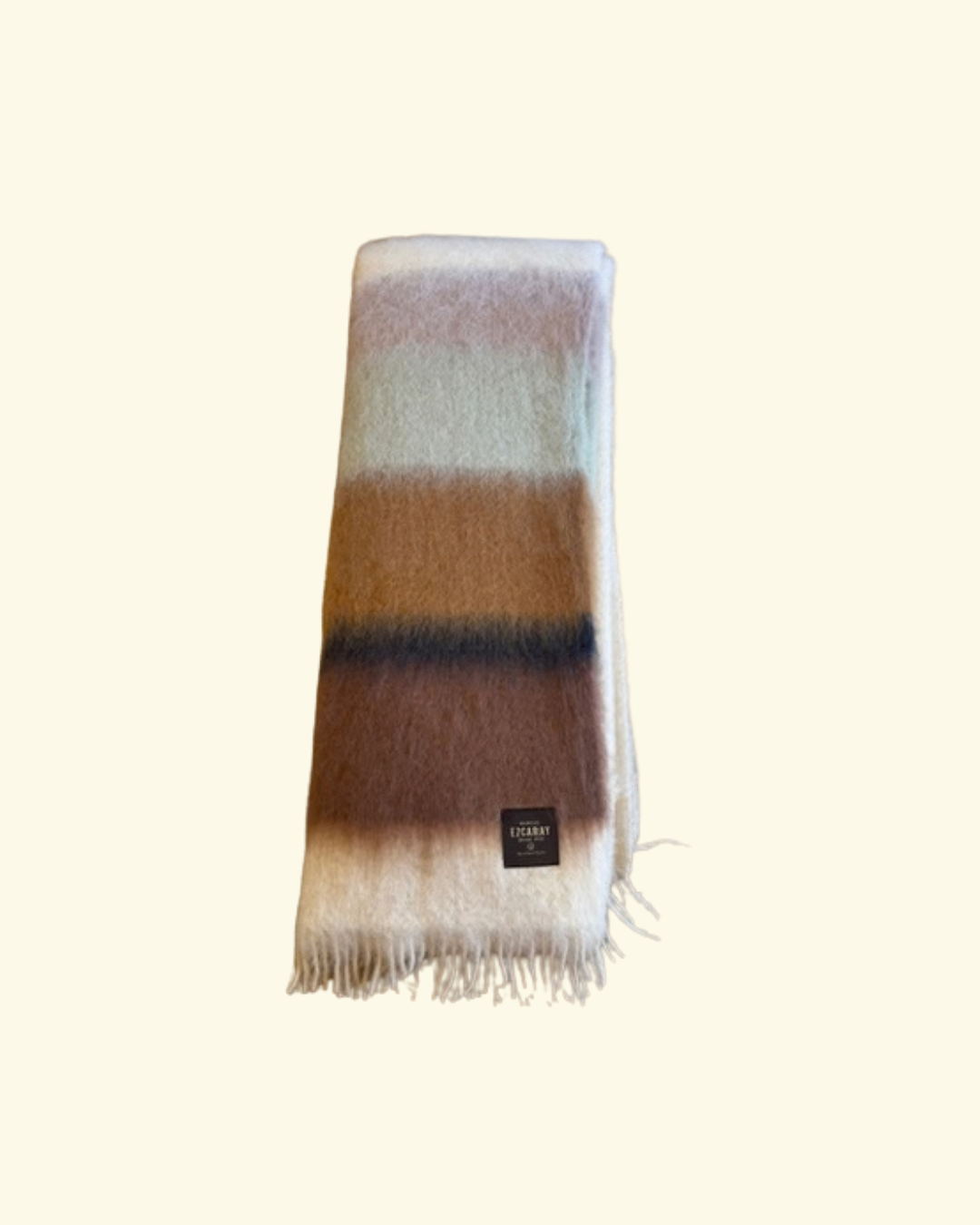 Decke "Serenity" aus Mohair-Mix