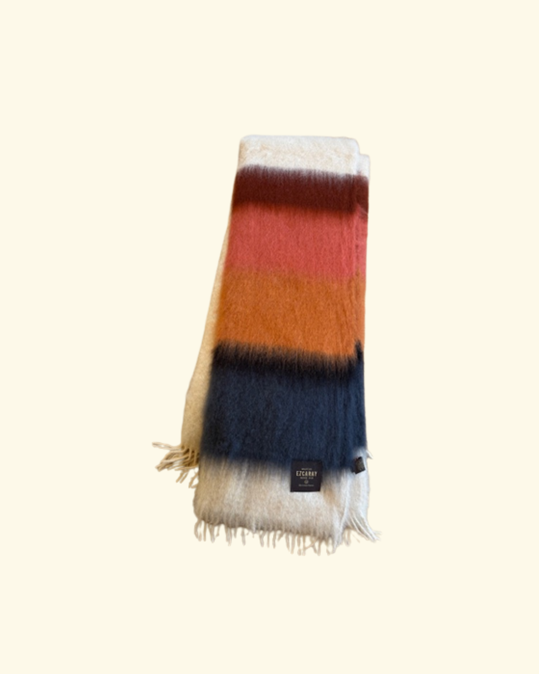 Decke "Serenity" aus Mohair-Mix