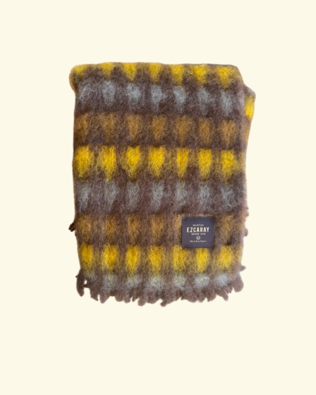 Decke "Mia" aus Mohair-Mix