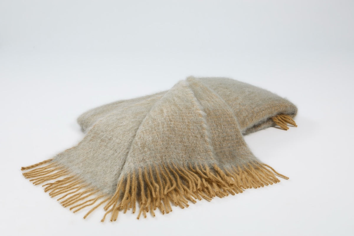 Decke "Diana" aus Mohair-Mix